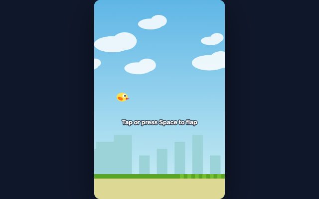 Preview of the Flappy demo